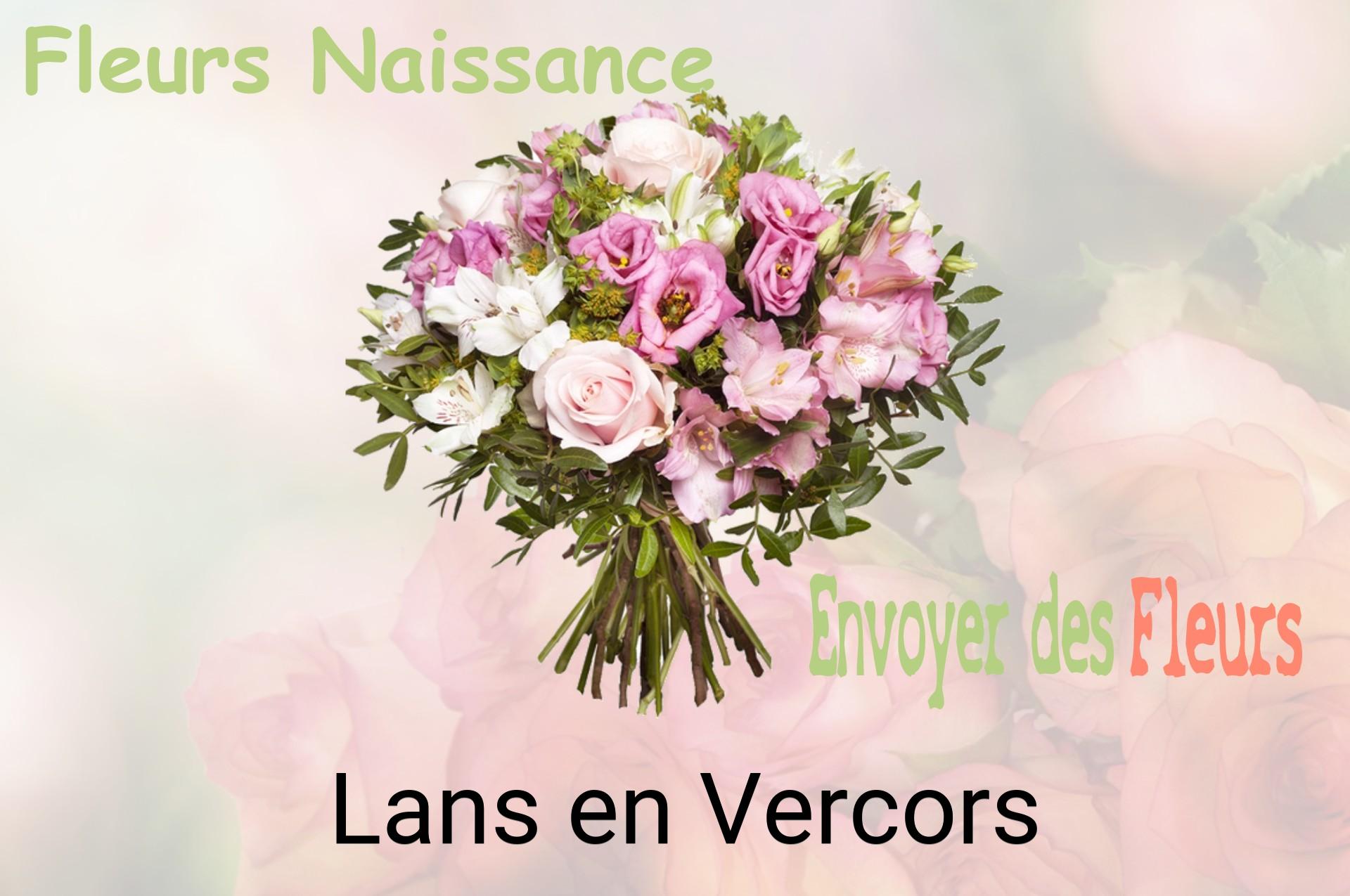 Bouquet de fleurs de naissance livré à Lans-en-Vercors